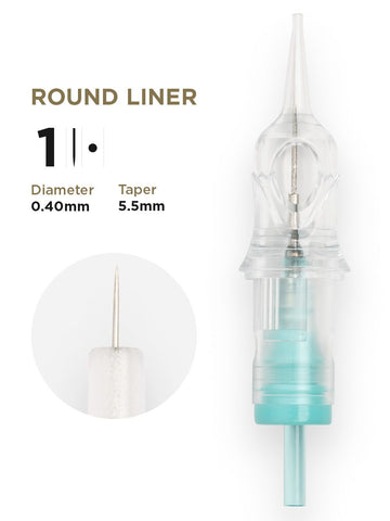 PMU Cartridges 0.40 1R, 5.5mm taper (EN17) 20 pcs