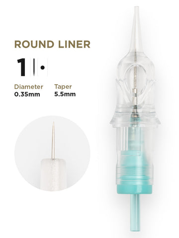 PMU Cartridges 0.35 1R, 5.5mm taper (EN17) 20 pcs