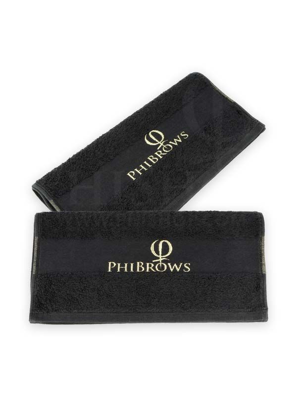 PHIBROWS TOWEL BLACK